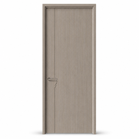 Porte de chambre en bois mélaminé avec couleur personnalisée, isolation phonique et bordure PUR pour la rénovation en gros des hôtels