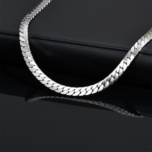 Cuban Link Chain Hip-hop Punk Clavicle Chain Luxury <b>Collar</b> Jewelry 6MM Fashion Men Cuban Chain Necklace - Product Image 2
