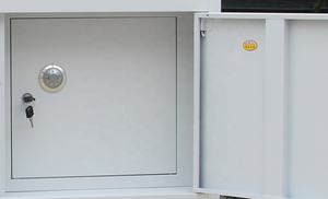 אחסון ארון עם כספת מסמך ארון קובץ ארון עם זכוכית דלת - Product Image 4