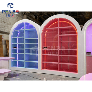 Tùy chỉnh trẻ em cửa hàng thiết kế nội thất đầy màu sắc trang trí nội thất Showcase hiển thị bằng gỗ giải pháp đồ nội thất cho trẻ em cửa hàng quần áo - Product Image 6