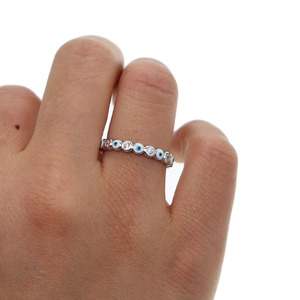 Platinum Plated Lucky <strong>Evil</strong> Shape <strong>Eye</strong> CZ Eternity Engagement <strong>Ring</strong> Trendy Cute Lovely Girl Women Zirconia Band Finger <strong>Rings</strong> - Product Image 5
