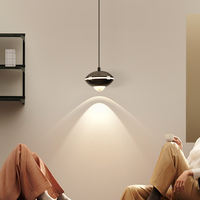 Livraison rapide éclairage décoratif intérieur bureau à domicile salle à manger chambre hauteur réglable fer LED suspension moyen noir/or