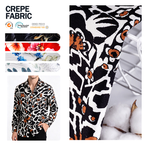 Tela Crepé al por Mayor con Estampado Floral, Material de Calidad para Producción de Ropa al por Mayor - Product Image 1