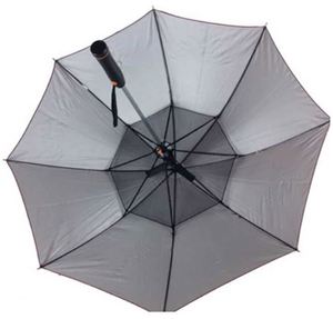 ร่มพับคลาสสิคผ้าพอนจีพร้อมพัดลมไฟฟ้าในตัว - Product Image 4