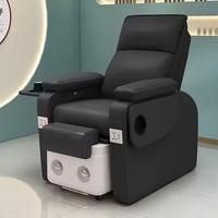 Chaise de pédicure électrique inclinable en cuir pour salon de manucure, avec spa pour les pieds et massage – Offre spéciale