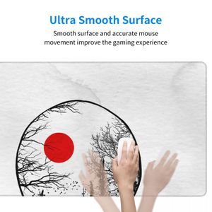 Bán buôn cao su trống Trắng thăng hoa chơi game Pads cho gamer, tùy chỉnh vật liệu tự nhiên vải cuộn cơ sở và bàn phím chuột Pad - Product Image 3