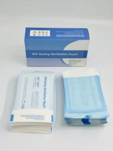 Sacchetti sottovuoto per sterilizzazione autosigillanti certificati ISO CPP + PET 90*165mm materiali di consumo medici EOS sterilizzazione disinfettante - Product Image 5