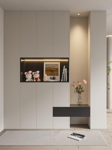 Mueble <span class=keywords><strong>de</strong></span> Almacenamiento <span class=keywords><strong>de</strong></span> Entrada Minimalista Italiano, con Acabado Impermeable, para Espacios Amplios <span class=keywords><strong>de</strong></span> Entrada Principal en Dúplex - Product Image 2