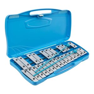 Metalófono SG 25N Azul y Plateado, Instrumento Musical de Juguete con Mazos para Niños - Product Image 1