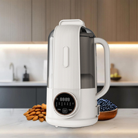 Machine à lait de soja et de noix électronique 800W en acier inoxydable 304, silencieuse, à économie d'énergie, pour aliments pour bébés, usage domestique