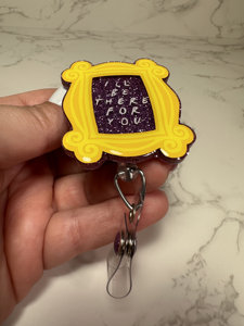 Nouvelle bobine de <span class=keywords><strong>badge</strong></span> de <span class=keywords><strong>porte</strong></span> d'ami à paillettes en résine personnalisée <span class=keywords><strong>porte</strong></span>-<span class=keywords><strong>badge</strong></span> d'ami je serai là pour vous bobine de <span class=keywords><strong>badge</strong></span> d'infirmière - Product Image 6