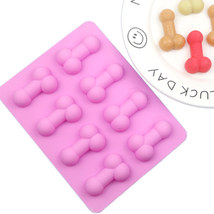 Molde <span class=keywords><strong>de</strong></span> silicona <span class=keywords><strong>de</strong></span> alta resistencia para <span class=keywords><strong>chocolate</strong></span> con forma <span class=keywords><strong>de</strong></span> pene, desechable, para cubitos <span class=keywords><strong>de</strong></span> hielo, dulces y repostería. - Product Image 1