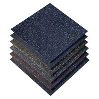 Tapis en caoutchouc à haute absorption des chocs pour sols de salle de sport commerciale, certifications d'exportation complètes
