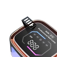 Nouvelle Lampe à Ongles UV LED Professionnelle Rechargeable 108W, Séchoir à Ongles Sans Fil Sun S10, Machine de Polymérisation de Gel UV LED