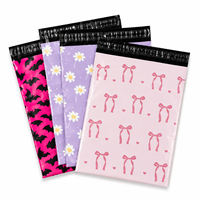 Sacs d'expédition en polyéthylène imprimés sur mesure 25,5*33+5cm en stock, sacs d'expédition adhésifs en LDPE imperméables
