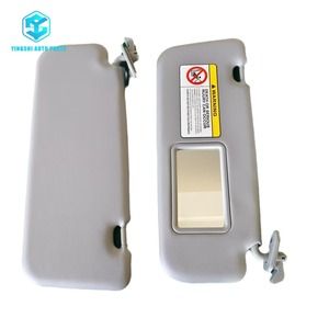 Parasole Anteriore per Auto con Specchio per il Trucco, Grigio, Sinistro e Destro, per Accent 1E 11-15 <span class=keywords><strong>Rena</strong></span> 11-15 85210-1R000 - Product Image 4