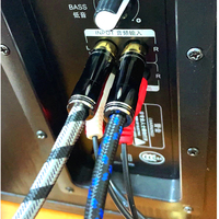 Câble coaxial numérique RCA mâle-mâle 1M 2M 3M 5M OD6.5 tressé pour audio-vidéo stéréo, idéal pour téléviseur domestique, amplificateur, haut-parleur, en cuivre
