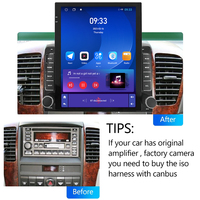 Autoradio Android à écran Tesla de style vertical 9.7 "pour KIA Sorento BL 2002-2011 lecteur multimédia de Navigation GPS