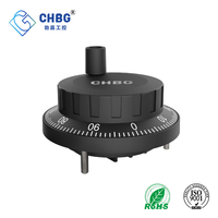 Générateur d'impulsions manuel numérique à sortie pilote de ligne DC5V série CHBG ZSNMK HC115 5V/12V 100PPR comme générateur de volant CNC
