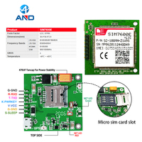 Carte de base cellulaire 4G LTE SIM7600E L1C avec interface de breakout pour dispositifs de suivi IoT