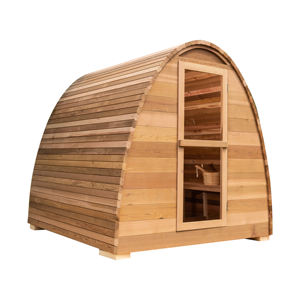 Wholesalers Price 4 Person Outdoor Barrel <strong>Sauna</strong> Room Traditional Red Cedar <strong>Sauna</strong> Bucket For Sale - Product Image 2