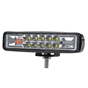 Luz Led auxiliar para motocicleta y coche, 48w en línea de luz de trabajo, rojo, azul, amarillo y blanco, luz de inspección intermitente, gran oferta