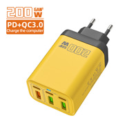 5V24A 60W Europäische und Amerikanische Normen Großhandel 200W 3A3C Multi-Port Schnell-Ladeadapter Ladegerät