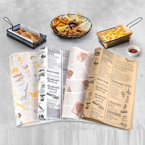 Rollo de Papel Envoltorio Antigrasa de PE con Logotipo Personalizado para Pizza, Sándwiches y Hamburguesas, Diseño Impreso para Comida para Llevar - Product Image 3