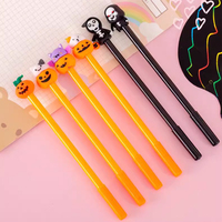 Échantillons gratuits Halloween Promotionnel Kawii Cartoon 0.5mm Bleu Noir Recharge D'encre Gel Stylo En Gros