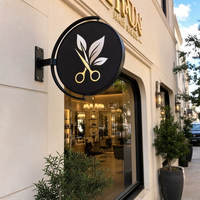 Affichage LED rond extérieur IP65 P4 avec réglage de la luminosité sur 256 niveaux, longue durée de vie pour signalétique circulaire extérieure