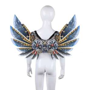 Ecowalson New Cool Wings Pasarelas <span class=keywords><strong>Alas</strong></span> <span class=keywords><strong>de</strong></span> Ángel para niños Adultos Unisex Steampunk Wings Cosplay Disfraces Props - Product Image 5