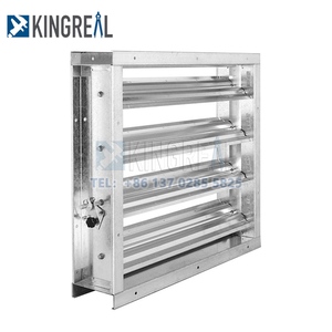 Venta caliente UAE KINGREAL HVAC Conducto de aire Amortiguador de incendios Marco Máquina formadora de rollos Máquina amortiguadora de incendios motorizada - Product Image 6