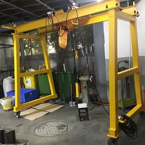 समायोज्य ऊंचाई ट्रैकलेस मोबाइल उठाने 1000 किलोग्राम 5 टन 10 टन पोर्टेबल गैन्ट्री क्रेन - Product Image 3