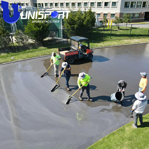 Système de revêtement par pulvérisation certifié Unisport IAAF piste de course 2022 piste de course de qualité offre spéciale - Product Image 4