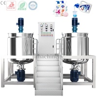Cuve de mélange en acier inoxydable avec agitateur, mélangeur cosmétique, machine à fabriquer des lotions corporelles, machine à mélanger les cosmétiques