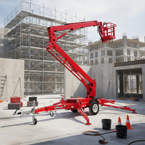 Nouvelle nacelle articulée remorquable RST L-414 à rotation 360°, 8-18m, 200kg, pour travaux de construction et d'entretien de toitures - Product Image 6