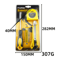 Kit d'outils à main 13 pièces : tournevis, couteau utilitaire, coupe-circuit et ruban à mesurer 3M – Ensemble de réparation et de bricolage pour la maison et la construction