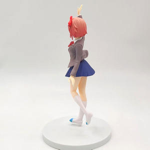 18cm Doki Doki letterature Club Monika Sayori studente uniforme cartone animato Anime PVC figura giocattolo - Product Image 5