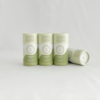 100% Biodégradable Cylindre Carton Papier Emballage Tube Cosmétique Maquillage Conteneur pour Brillant À Lèvres Push up Baume À Lèvres Papier Tube