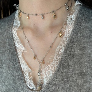 Collar Cuadrado de Plata de Ley S925 con Cara Sonriente para Mujer, Elegante, Ligero y Versátil, Ideal para Regalo - Product Image 1