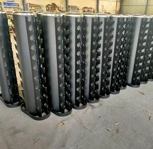 Support de rangement <span class=keywords><strong>vertical</strong></span> en acier à 2 niveaux pour 10 paires d'haltères, idéal pour la maison, la salle de sport commerciale, fabrication OEM - Product Image 4