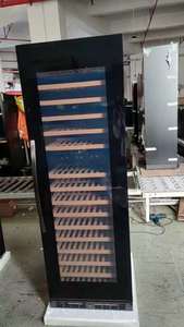 Refroidisseur à <span class=keywords><strong>vin</strong></span> commercial NE-413 de haute qualité, intelligent, à commande tactile numérique, en acier inoxydable, avec 8 étagères - Product Image 4