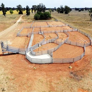 Panneaux portables robustes pour bétail, clôture de corral pour chevaux en fil de fer soudé, enclos métallique pour bovins et porcs - Product Image 3