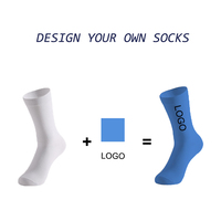 Chaussettes de sport personnalisées OEM en jacquard, chaussettes de baseball épaisses en coton personnalisées pour hommes