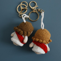 Porte-clés Jésus en crochet fait main, cadeaux religieux pour les chrétiens, décoration de Pâques et de Noël, marque KIVA, poupée amigurumi unisexe