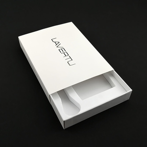 Boîte à tiroir coulissante de luxe en papier rigide de haute qualité avec logo et taille personnalisés, emballage de boîte à tiroir pour cadeau - Product Image 6