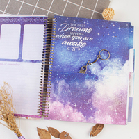Cahier de planificateur à spirale pour agenda, Journal intime intime intime intime planificateur en couleur, impression couleur, agenda A5