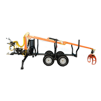 Nouveau treuil électrique avec remorque à moteur à essence avec grappin Garantie 1 an pour un usage domestique en forêt