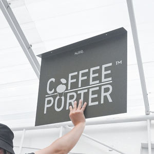 Personnalisation créative de panneau d'affichage de panneau d'affichage de publicité en métal de bureau de barre de conception - Product Image 3