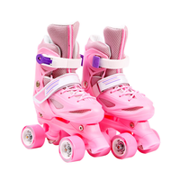 Chaussures de roller ajustables pour garçons et filles, pour activités sportives